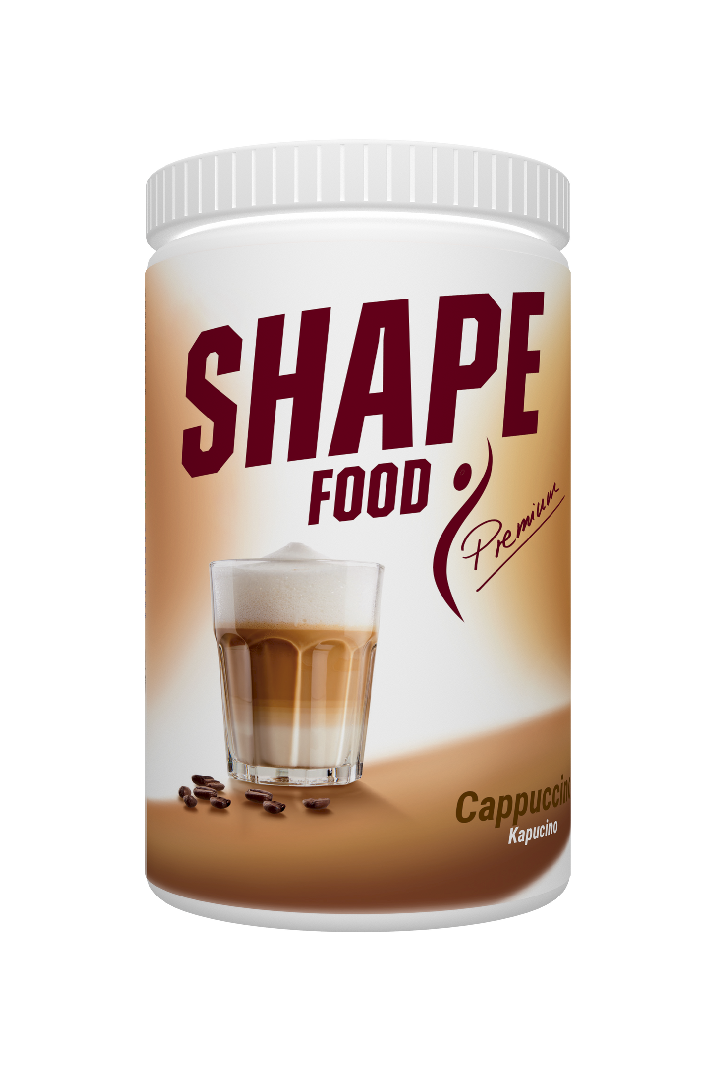 Shape food cappuccino