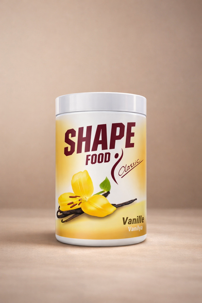 Shape food vanilla