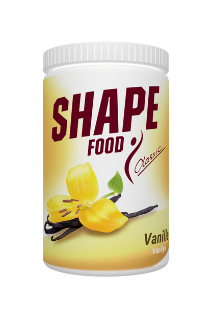 Shape food vanilla